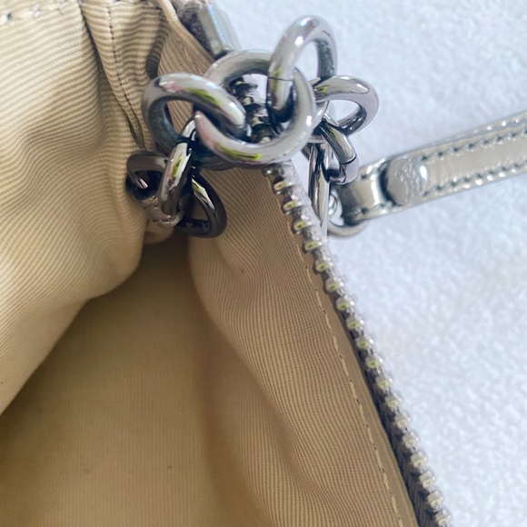 BURBERRY Metallic Leather Clutch - Picture 10 of 10